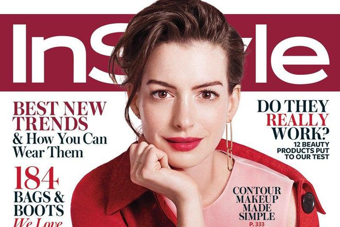 Anne Hathaway covers InStyle Magazine September 2015 issue