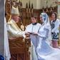 Ms. Hayes at her wedding ceremony to 'Jesus'