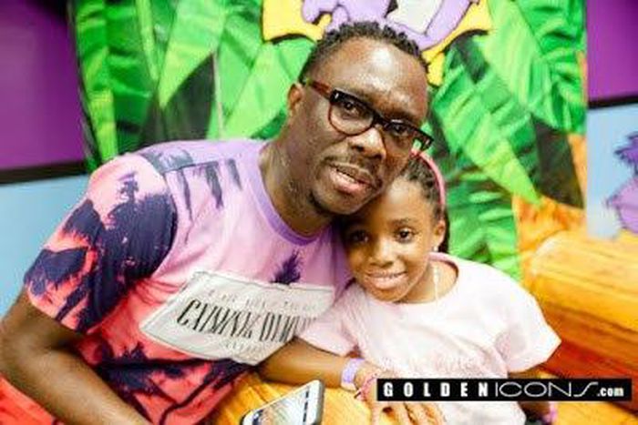 Julius Agwu and his daughter Zahra
