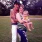 The young couple, Mr and Mrs Costner with their daughter
