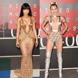 Nicki Minaj and Miley Cyrus at 2015 MTV VMAs