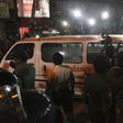 An ambulance carrying the body of Islamist opposition leader Ali Ahsan Mohammad Mujahid comes out of the Dhaka Central Jail after his execution on Sunday, November 22, 2015.