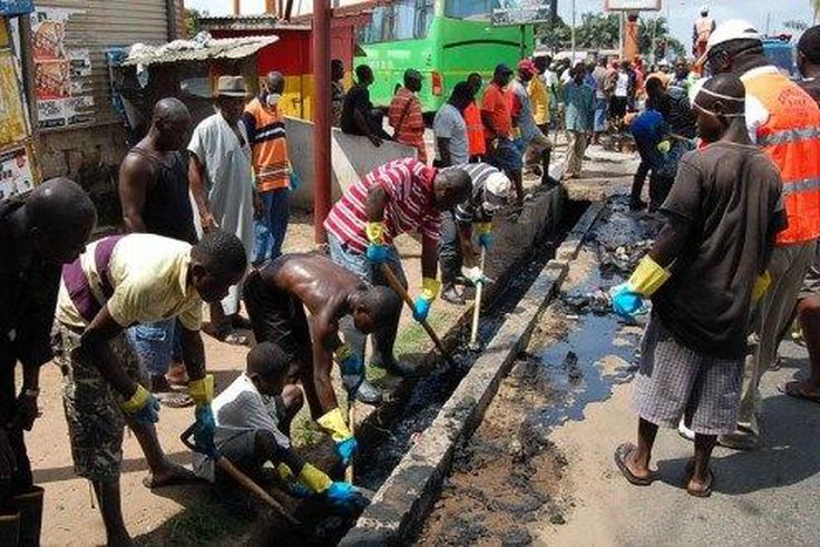 Sanitation exercise in lagos