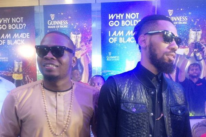 Olamide and Phyno at the Made of Black party