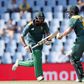 South Africa's Hashim Amla (L) and Rilee Rossouw make a run during their first One Day International (ODI) cricket match against New Zealand in Centurion, August 19, 2015. REUTERS/Siphiwe Sibeko