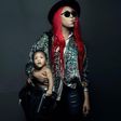 Cynthia Morgan, her cigar, and her baby cousin.