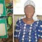 Rashidat Abdulkarim and the seized drugs