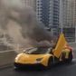 Lamborghini Aventador  SV goes up in flames