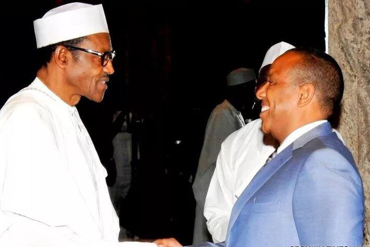 President Muhammadu Buhari meets with the Prime Minister of Sao Tome and Principe, Patrice Emery Trovoada , on September 2, 2015 in Abuja