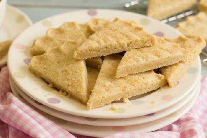 Homemade shortbread