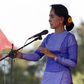 Myanmar's Suu Kyi campaigns in home constituency as poll battle heats up