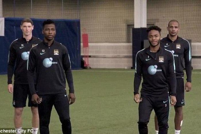 Kelechi Iheanacho, Raheem Sterling, Fernando and George Evans