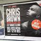 Chris Brown's tour posters in Australia branded with 'I beat women'