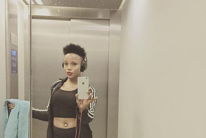 Controversial singer, Maheeda, shows of bold new Mo'hawk