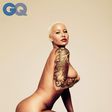 Amber Rose has stripped off naked in a striking image to co-incide with a new interview in GQ magazine, in which she seemed to reignite her feud with the Kardashian-Jenners