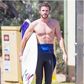 Liam Hemsworth goes shirtless in Malibu