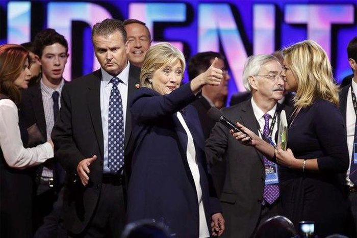 Democratic rivals back Clinton on emails, but little else in scrappy debate