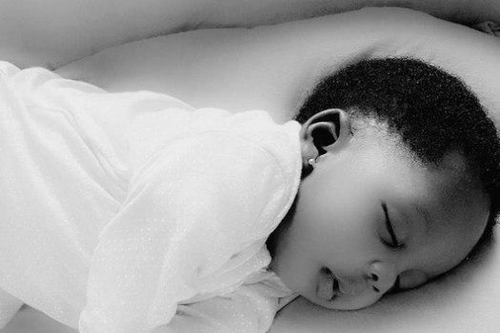 A lovely picture of Timaya's second daughter, Grace.