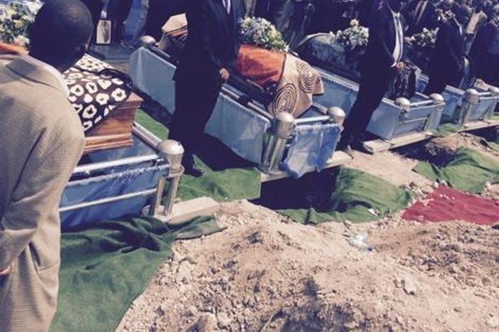4 brothers murdered by their father, laid to rest in joint funeral