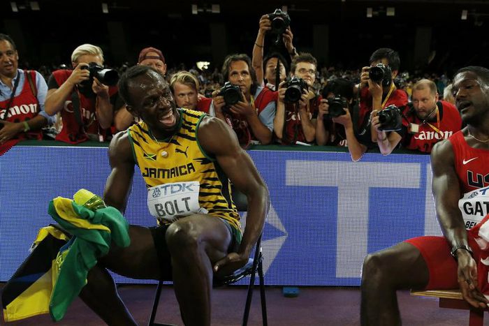 Usain Bolt jokes 'Justin Gatlin paid him off' after camerman's Segway accident at World Championships
