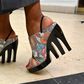 Fade Ogunro's Oysby heels featured dramatic multi heels