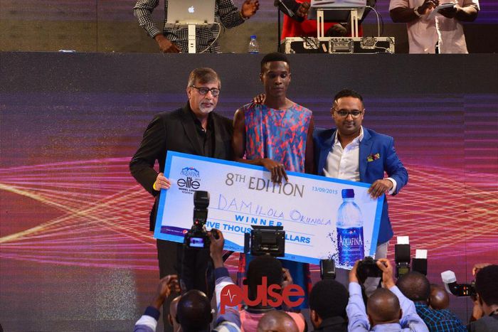 Male winner of Elite Model Look Nigeria 2015 Damilola Okunola