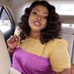 Dayo Amusa shares makeover sporting ombre lips