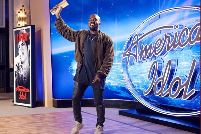 Kanye West also got  gold ticket meaning he was chosen, really.