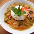 Coconut curry gravy with vegetables