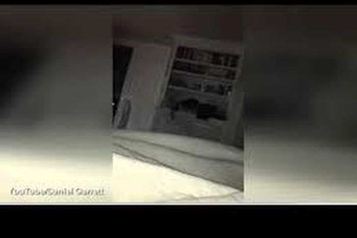 Father catches a 'ghost' inside his 4-year-old daughter's bedroom
