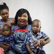 Laide Bakare and her kids