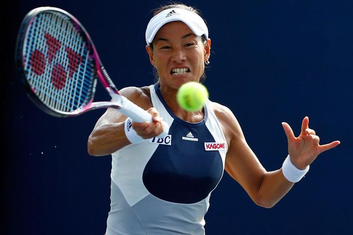 Veteran Kimiko Date-Krumm through