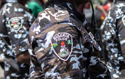The Nigerian Police Force. [Getty Images]