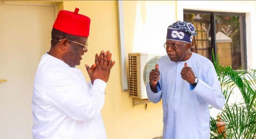 President Bola Tinubu and Works Minister, David Umahi [Daily Post Nigeria]