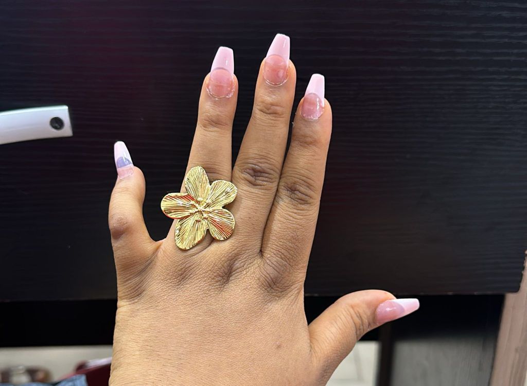 Floral Chunky Ring