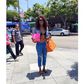 Yvonne Nelson flaunts slim figure in USA