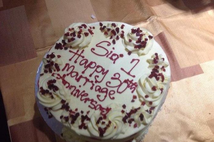 Wedding Anniversary cake