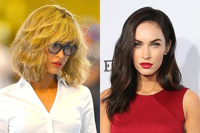 Megan Fox before after look