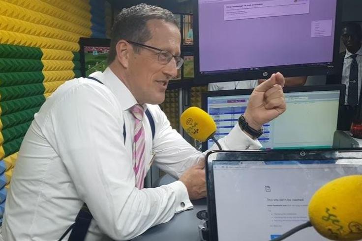 Richard Quest at Nigeria Info FM