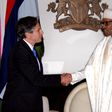 President Muhammadu Buhari meets with US Deputy Secretary of State, Anthony Blinken on July 8, 2015.