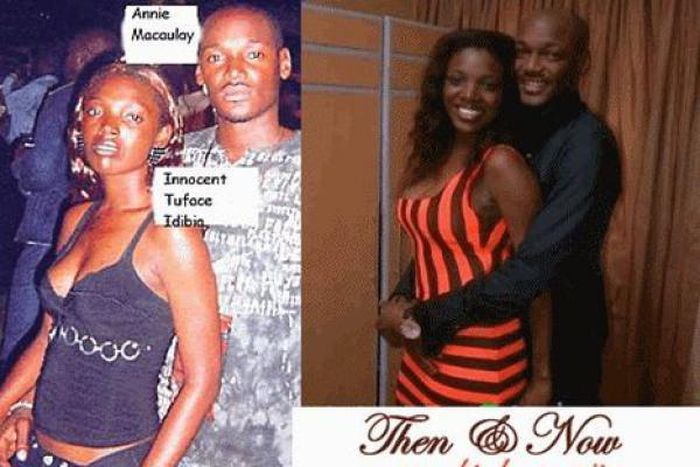 Annie and 2face Idibia