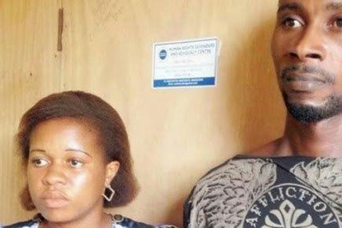 Kanayo with his wife Ugochi