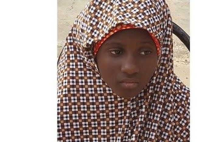 13-year-old suspected suicide bomber, Zaharau was arrested after the December 10, 2014 bombing at the Kantin Kwari textile market in Kano State.