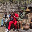 Drinking Local Wine at Basotho Cultural Village
