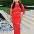 Tina Knowles is drop dead gorgeous in red
