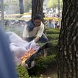 South Korean sets himself on fire in anti-Japan "comfort women" protest