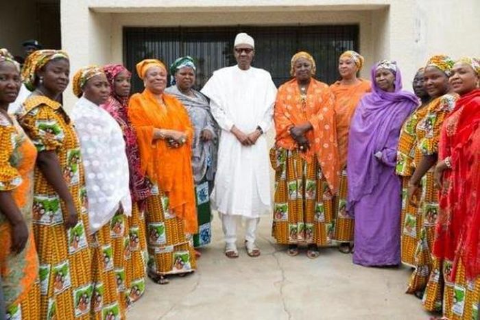 President-elect, Muhammadu Buhari meets with National Council of Women Societies in Kaduna on May 18, 2015