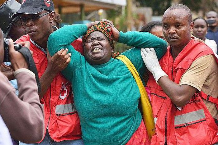 A relative of one of the students massacred by Somalia's al-Shabab Islamists at a Kenyan University on Thursday.