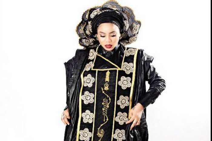 Toyin Lawani in embellished 'agbada' trend
