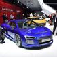 Audi R8 e-tron self-driving car during its launch.
